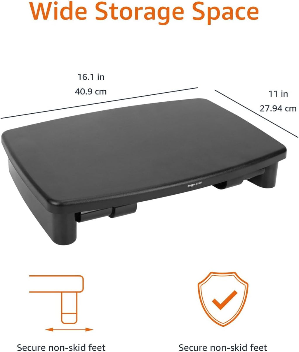 Adjustable Computer Monitor Riser Desk Stand